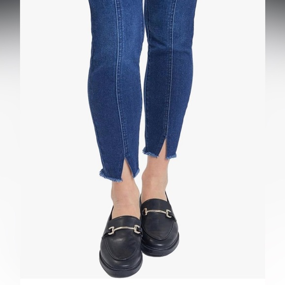 Split Hem Mid Rise Jean - Picture 2 of 8